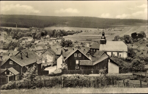 Postcard Tambach Dietharz Thuringian Forest, partial view