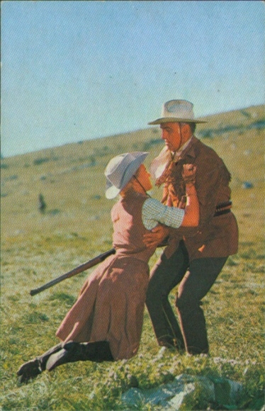 Collector's card Karl May, film scene, Winnetou III, Among Vultures, No. 187