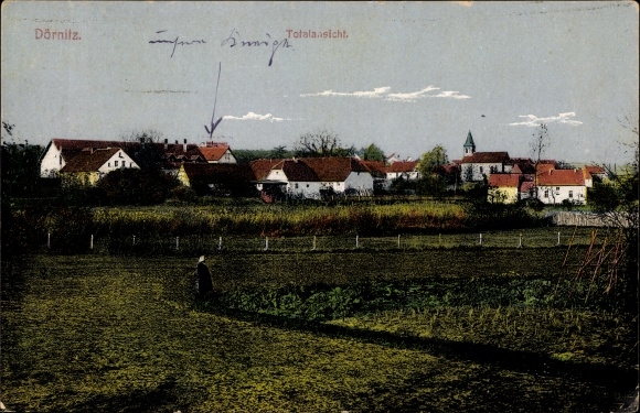 Briefkaart Dörnitz Möckern in Jerichower Land, panorama