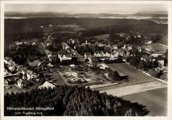 Ak Königsfeld in Sachsen, Fliegeraufnahme