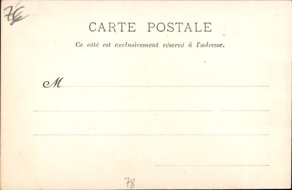 Passepartout Postcard Saint Cyr Yvelines, Military School Baraguey