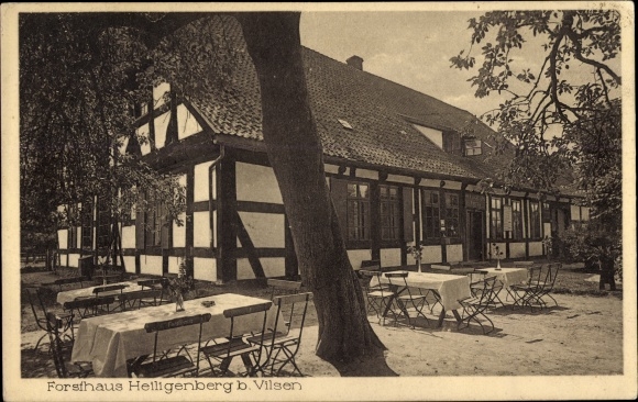 PC Heiligenberg Bruchhausen Vilsen Lower Saxony, Forsthaus Heiligenberg, garden area