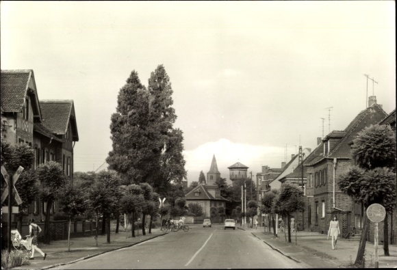 Ak Sandersdorf Brehna in Saksen-Anhalt, Hermann-Fahlke-Strasse