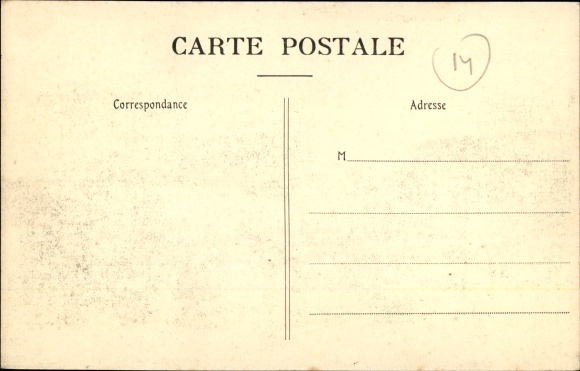Postcard Caen Calvados, Bahnhof