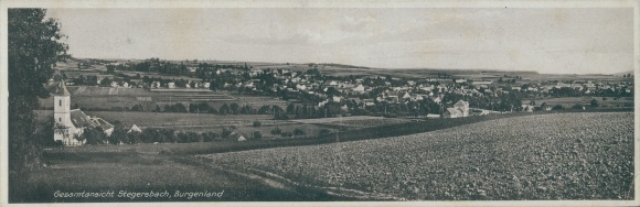 Panorama Ak Stegersbach im Burgenland, Gesamtansicht