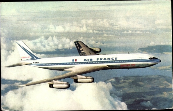 Samolot pasażerski KP French Air France, Boeing 707 Intercontinental, F-BHSB