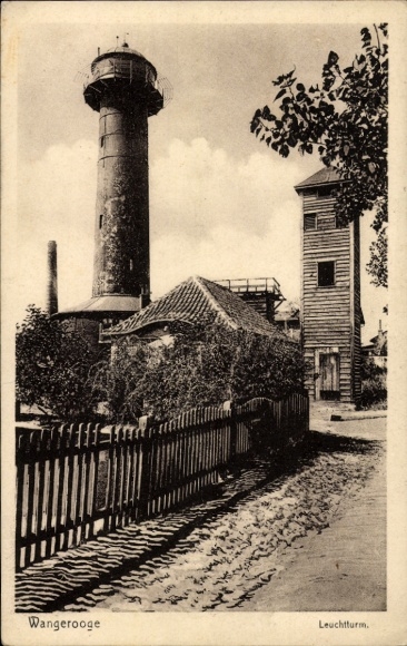 Ak Wangerooge in Friesland, Leuchtturm