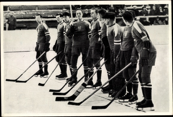 Collection picture Olympia 1936, US American ice hockey team