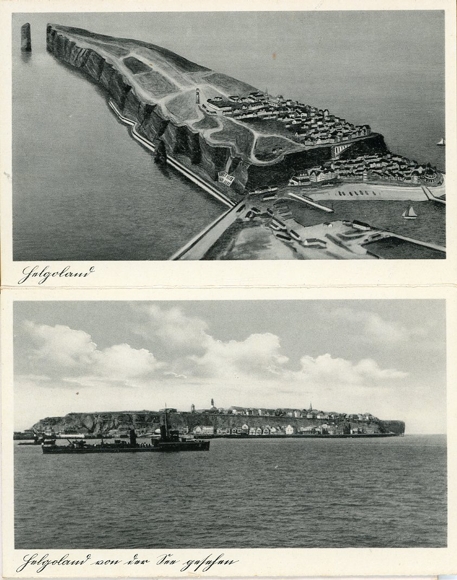10 Ak  im Umschlag, Nordseeinsel Helgoland, 10 der schönsten Ansichten, Verlag Julius Simonfen
