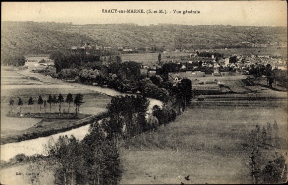 KP Saacy sur Marne Seine et Marne, widok na miasto