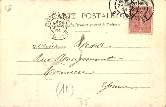 Postcard Paris XII., Metropolitain Station, Place de la Bastille, subway station