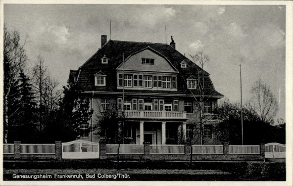Postcard Bad Colberg Heldburg in Thuringia, convalescent home Frankenruh