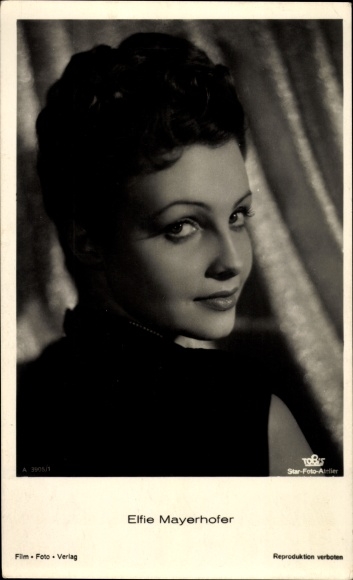 Actrice Elfie Mayerhofer, portret, Tobis A 3905 1