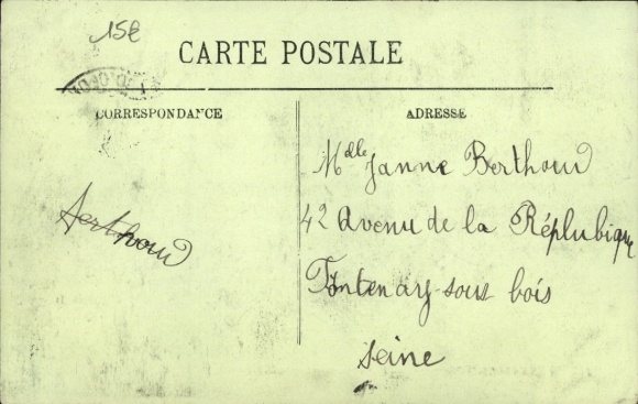 CPA Les Sables d'Olonne Vendée, Villas Avenue Georges Godet, tram