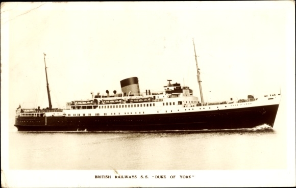 Ak stoomschip SS Duke of York, British Railways