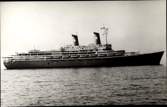 foto stoomboot Achille Lauro, Koninklijke Rotterdamsche Lloyd, KRL