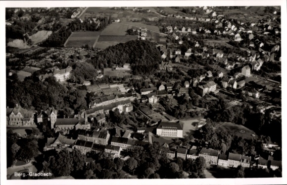 Postcard Bergisch Gladbach North Rhine Westphalia, aerial photograph