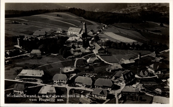 Ak Höchenschwand im Schwarzwald, Fliegeraufnahme