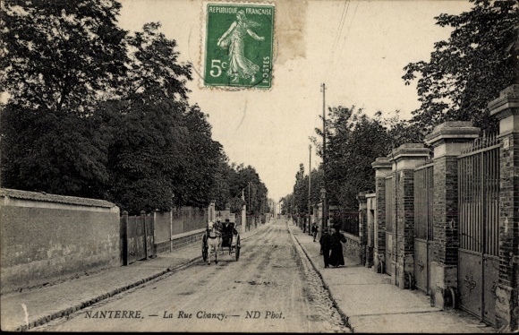 Ak Nanterre Hauts de Seine, Rue Chanzy