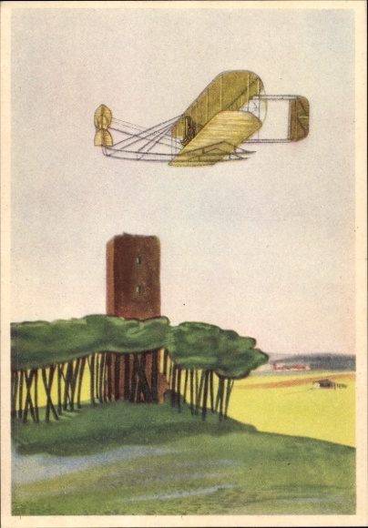Ak Pionieri dell' Aeronautica, Centocelle, I primi voli, 1909