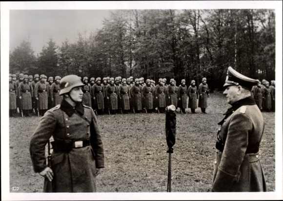 Photo Heinrich Hoffmann, non-commissioned officer on the western front, receives the Iron Cross, Nov 1939