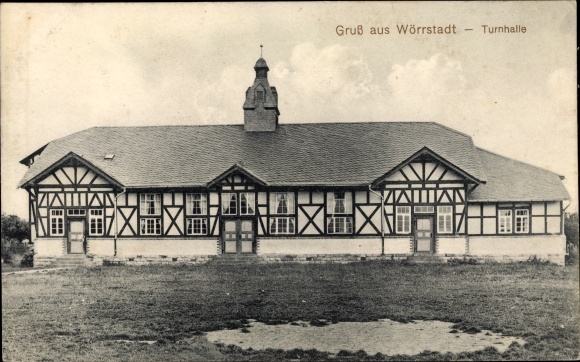 Postcard Wörrstadt in Rheinhessen, gymnasium