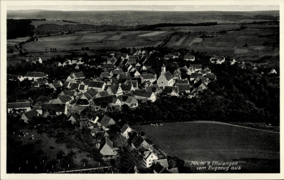 Postcard Neuler in Ostalbkreis Württemberg, aerial photograph