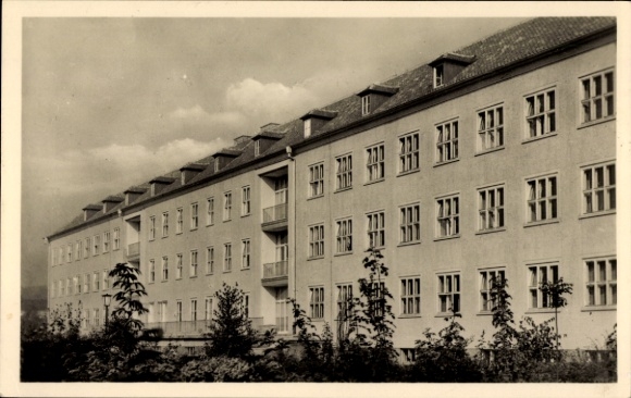 Postcard Haldensleben in Saxony Anhalt, game at the district hospital