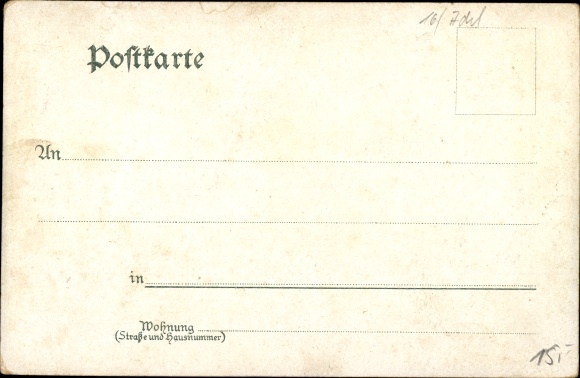Wapen litho Hanau am Main, Philippsruhe Castle, keurvorst Friedrich Wilhelm I v. Hessen-Kassel