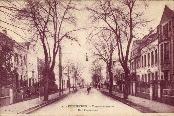 Postcard Euskirchen North Rhine Westphalia, Commenerstraße