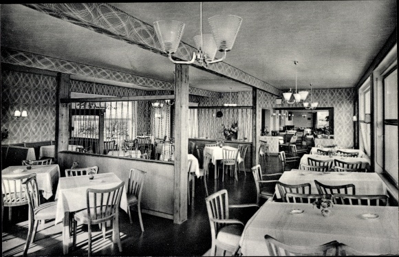 Postcard Niederbreisig Bad Breisig am Rhein, Café Klein Petersberg