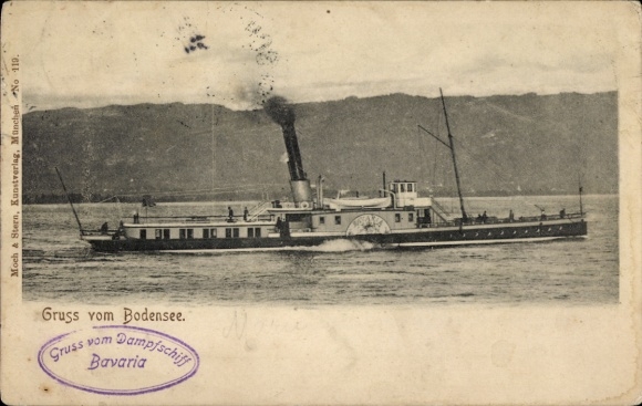 Jezioro Bodeńskie, parowiec Bavaria