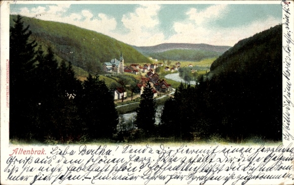 Postcard Altenbrak Thale im Harz, Panorama