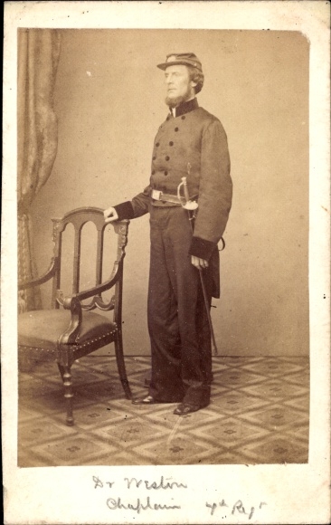 CdV Union Chaplain Sullivan H. Weston, Civil War 1861-1864