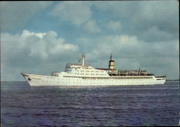 Ak FDGB vakantieschip TMS Fritz Heckert