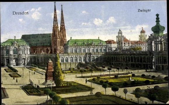 10 alte Ak Dresden, diverse Ansichten