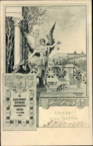 Artist PC Gotha in Thuringia, III. General German Guild Day 1901