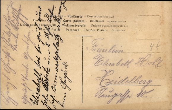 Artist Postcard Rumpf, writer Friedrich von Schiller, portrait
