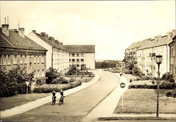 Ak Hohenmölsen in de Burgenlandkreis, Erich Weinert Straße