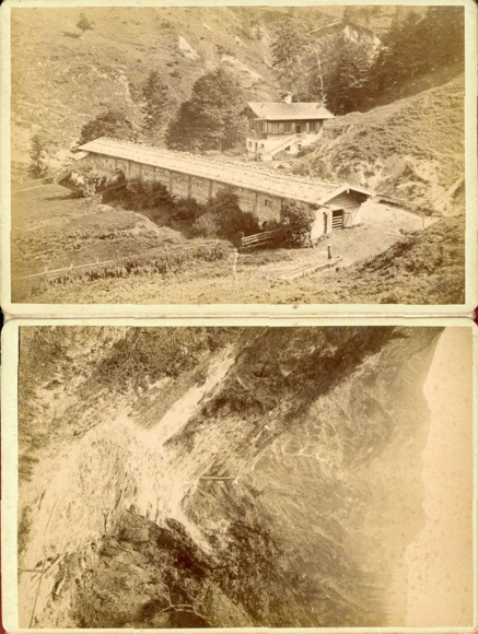 12 cabinet photos Kreuth am Tegernsee Upper Bavaria and surroundings in the cover around 1890