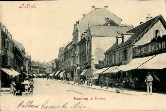 PC Belfort Beffert Beffort Territoire de Belfort, Faubourg de France, street view, GRAND BAZAR