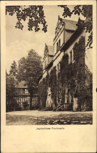 PC Paulinzella Rottenbach Königsee in Thuringia, hunting lodge