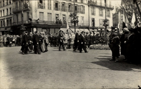 Photo Jeanne d'Arc Festival, market square, visitors, parade, 1929