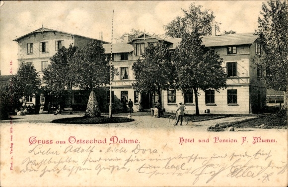 Ak Ostseebad Dahme in Holstein, F. Mumm's Gasthof