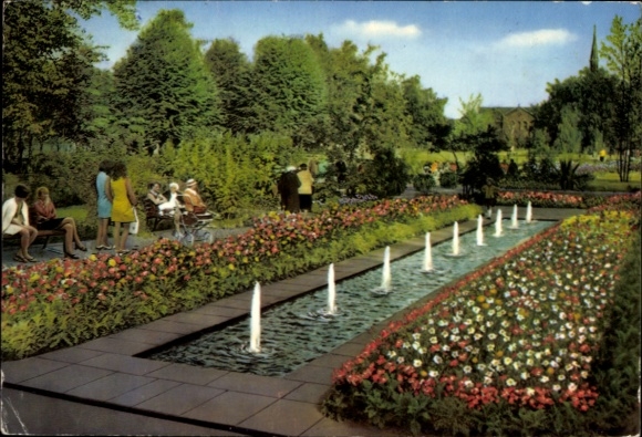 Ak Berlin Tiergarten Moabit, Kleiner Tiergarten, Parkanlage