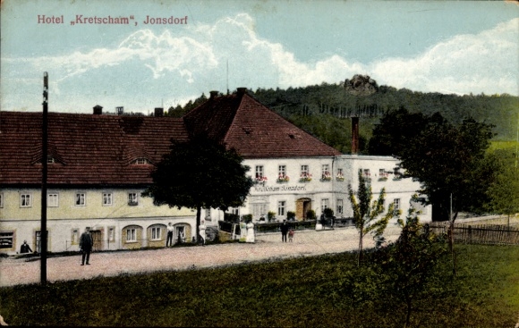 Ak Jonsdorf in Sachsen, Hotel Kretscham