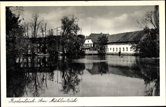 Postcard Bad Bodenteich in the Lüneburg Heath, Am Mühlenteich