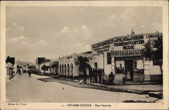 18 old PCs Algeria, various views of Oran, Algiers, Blida, Colomb Bechar, Lalla Maghrnia, Bone