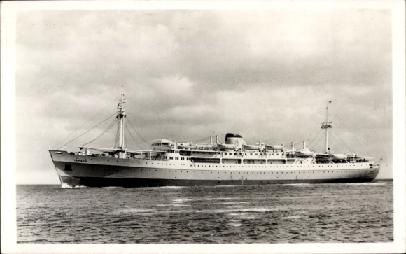 foto Ak Steamer M/N Argentinië Yapeyu, Argentijnse lijnen