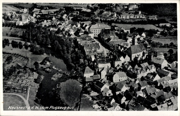 Ak Neustadt an der Weinstraße, Fliegeraufnahme